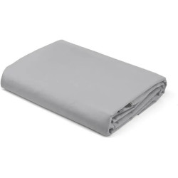 Saténové napínací prostěradlo Pure Collection světle šedé 180X200 ZG