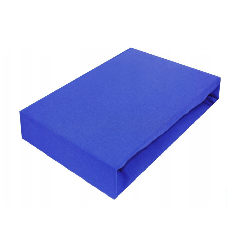 Jersey prostěradlo Exclusive královské modré